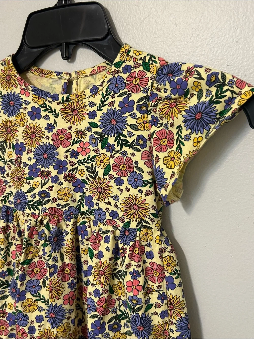 DIP Baby Girl Dress 2T‎ Multicolored Floral Short Sleeve Summer Casual